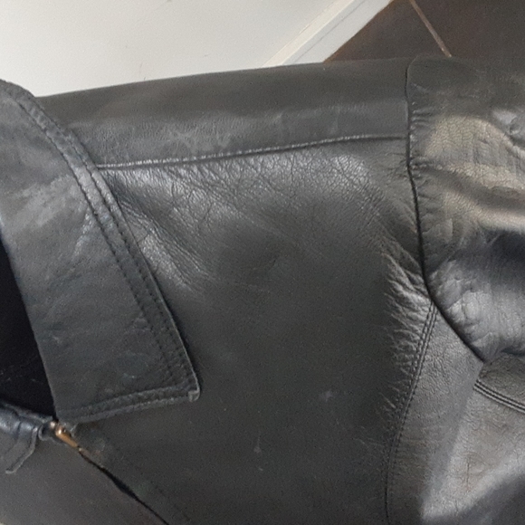 Genuine Leather GAP Y2K jacket (vintage) - Picture 10 of 16